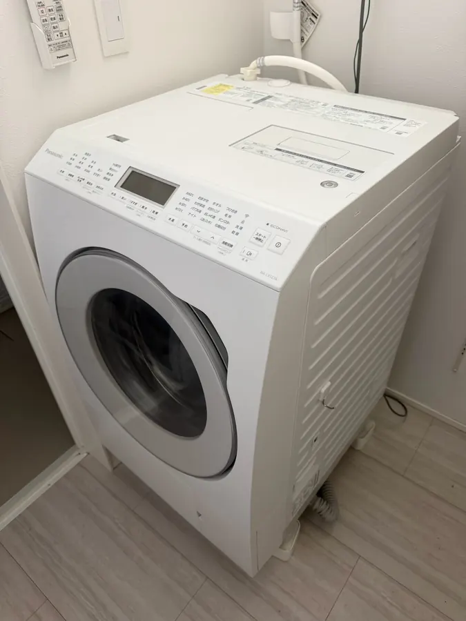実際に買取した白いドラム式洗濯機